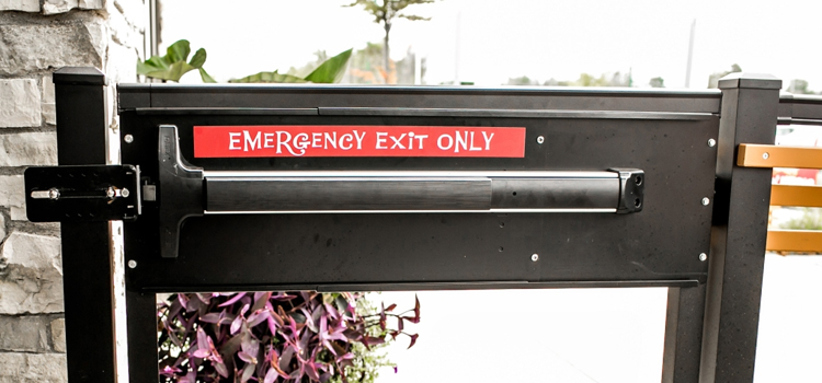 emergency push bar installation in Tara Hills